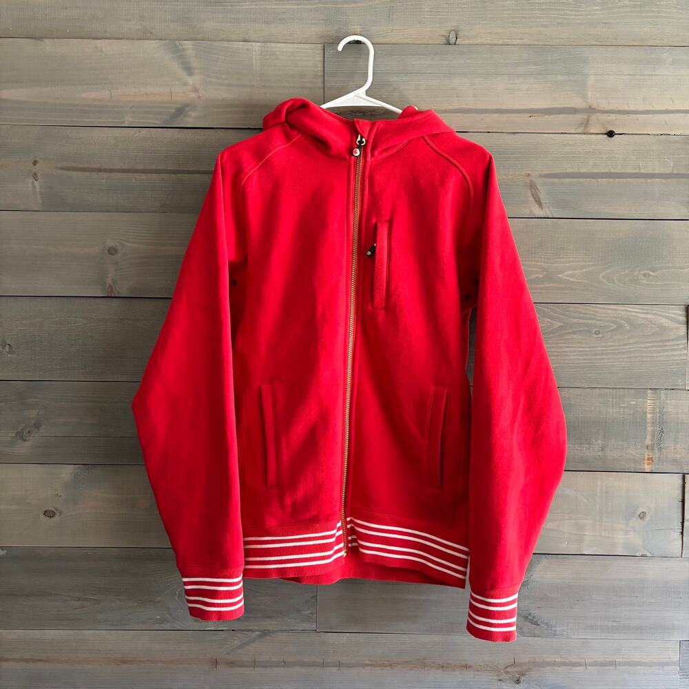 LULULEMON | 2010 Vancouver Winter Olympics Full Zip Hoodie Red Maple Leaf Sz S